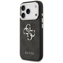 Guess 4G Big 4G Classic Logo - Etui iPhone 17 Pro Max (czarny / srebrny)