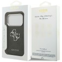 Guess 4G Big 4G Classic Logo - Etui iPhone 17 Pro Max (czarny / srebrny)