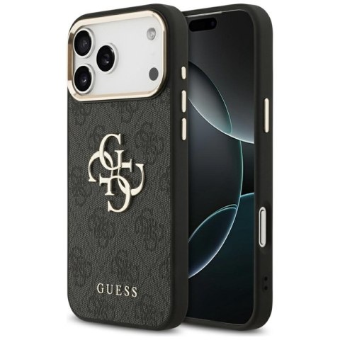 Guess 4G Big 4G Classic Logo - Etui iPhone 17 Pro Max (czarny / złoty)