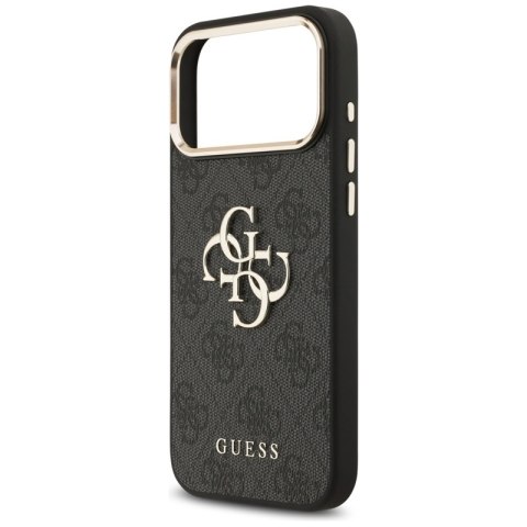 Guess 4G Big 4G Classic Logo - Etui iPhone 17 Pro Max (czarny / złoty)