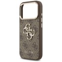 Guess 4G Big 4G Classic Logo - Etui iPhone 17 Pro (brązowy / złoty)