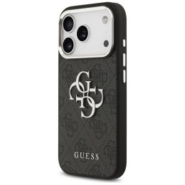 Guess 4G Big 4G Classic Logo - Etui iPhone 17 Pro (czarny / srebrny)