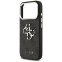 Guess 4G Big 4G Classic Logo - Etui iPhone 17 Pro (czarny / srebrny)