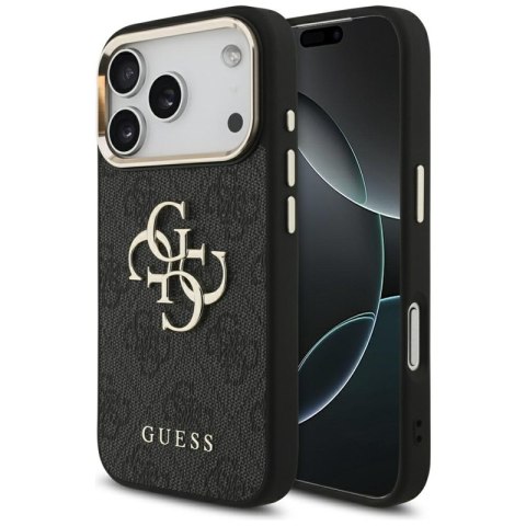 Guess 4G Big 4G Classic Logo - Etui iPhone 17 Pro (czarny / złoty)