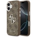 Guess 4G Big 4G Classic Logo - Etui iPhone 17 (brązowy / srebrny)