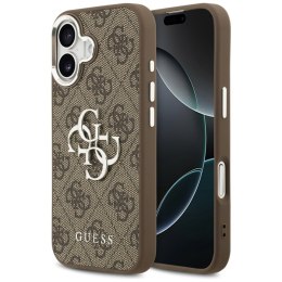 Guess 4G Big 4G Classic Logo - Etui iPhone 17 (brązowy / srebrny)