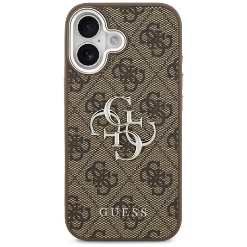 Guess 4G Big 4G Classic Logo - Etui iPhone 17 (brązowy / srebrny)
