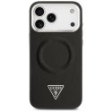 Guess Triangle Logo MagSafe - Etui iPhone 17 Pro Max (czarny)