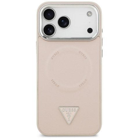 Guess Triangle Logo MagSafe - Etui iPhone 17 Pro Max (różowy)