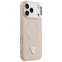 Guess Triangle Logo MagSafe - Etui iPhone 17 Pro Max (różowy)