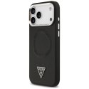 Guess Triangle Logo MagSafe - Etui iPhone 17 Pro (czarny)