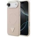 Guess Triangle Logo MagSafe - Etui iPhone Air (różowy)