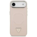 Guess Triangle Logo MagSafe - Etui iPhone Air (różowy)