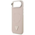 Guess Triangle Logo MagSafe - Etui iPhone Air (różowy)