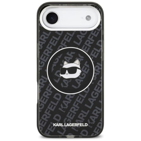 Karl Lagerfeld IML Choupette Head Logo MagSafe - Etui iPhone Air (czarny)
