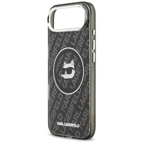 Karl Lagerfeld IML Choupette Head Logo MagSafe - Etui iPhone Air (czarny)