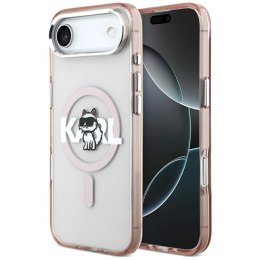 Karl Lagerfeld IML Choupette Sketch Logo MagSafe - Etui iPhone Air (różowy)