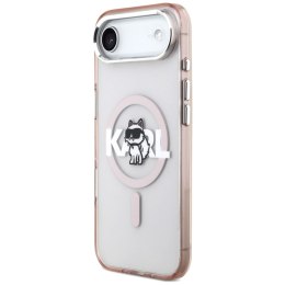 Karl Lagerfeld IML Choupette Sketch Logo MagSafe - Etui iPhone Air (różowy)
