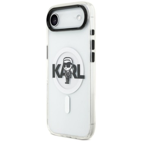 Karl Lagerfeld IML Karl Sketch Logo MagSafe - Etui iPhone Air (przezroczysty)