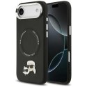Karl Lagerfeld Karl & Choupette Pins MagSafe - Etui iPhone Air (czarny)