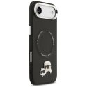 Karl Lagerfeld Karl & Choupette Pins MagSafe - Etui iPhone Air (czarny)