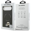 Karl Lagerfeld Karl & Choupette Pins MagSafe - Etui iPhone Air (czarny)
