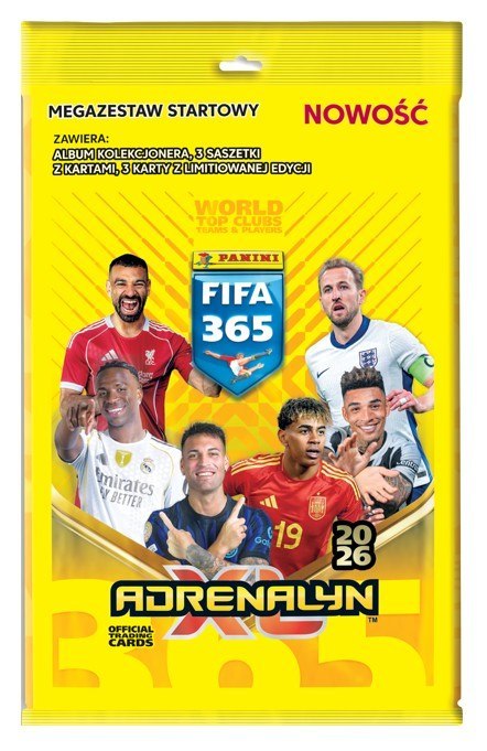 PANINI FIFA 365 ADRENALYN XL 2026 - Megazestaw startowy