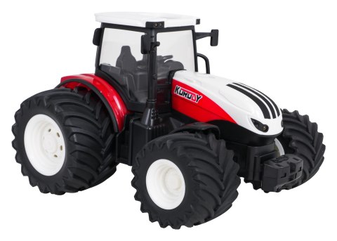 Traktor Czerwony R/C Z Pługiem 1:24