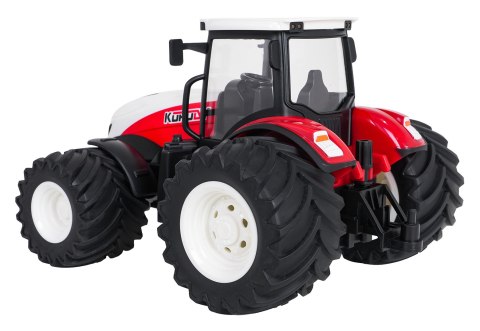 Traktor Czerwony R/C Z Pługiem 1:24