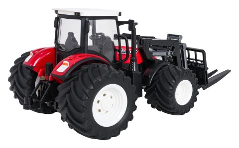 Traktor Czerwony R/C Z Turem