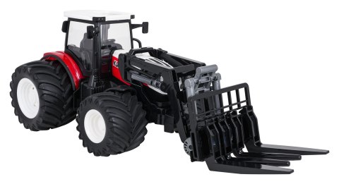 Traktor Czerwony R/C Z Turem
