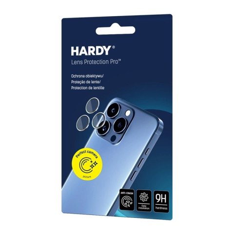 3mk HARDY Lens Protection Pro - Szkło na obiektyw aparatu iPhone 17 Pro / iPhone 17 Pro Max (Titanium Gray)