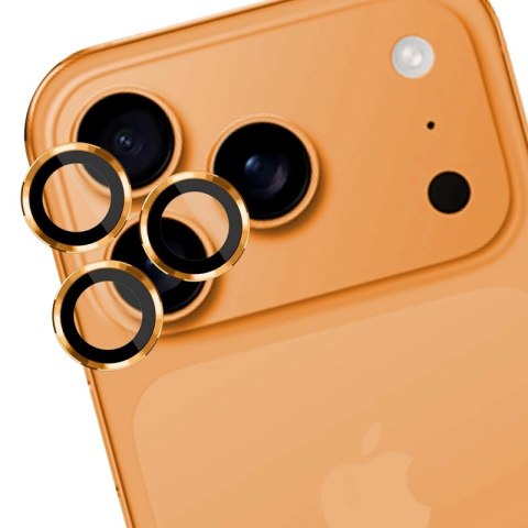 3mk Lens Protection Pro - Szkło na obiektyw aparatu iPhone 17 Pro / iPhone 17 Pro Max (Orange)