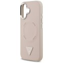 Guess Triangle Logo MagSafe - Etui iPhone 17 (różowy)