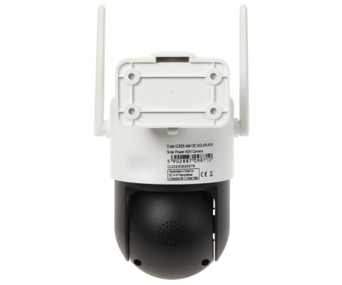 KAMERA SOLARNA IP, ZEWNĘTRZNA Z CZUJKĄ PIR ICSEE-W41SD-SOLAR-AOV Wi-Fi - 4 Mpx 3.6 mm