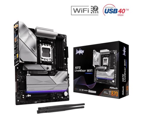 MB AMD X870 SAM5 ATX/X870 LIVEMIXER WIFI ASROCK