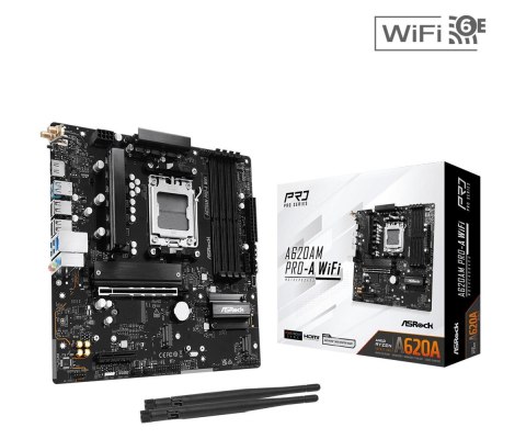 MB AMD A620A SAM5 MATX/A620AM PRO-A WIFI ASROCK