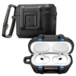 Spigen Lock Fit - Pancerne etui do Apple AirPods Pro 3 (Matte Black)