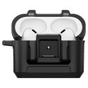 Spigen Lock Fit - Pancerne etui do Apple AirPods Pro 3 (Matte Black)