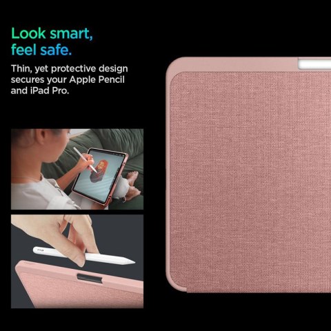 Spigen Urban Fit - Etui do iPad Pro 11" (M5, 2025 / M4, 2024) (Rose Gold)