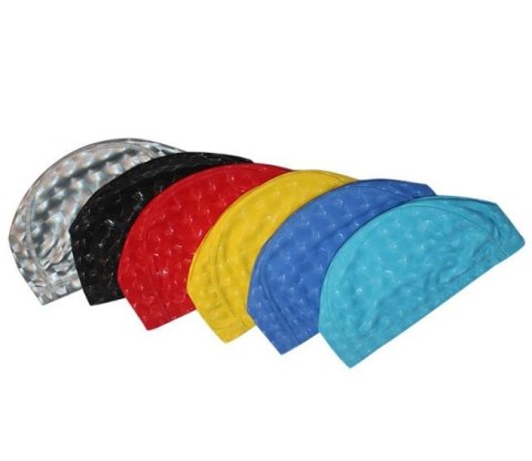 Czepek pływacki, wytrzymały, wygodny - granatowy