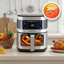 Frytkownica beztłuszczowa Air fryer duża frytownica 9,1l Berdsen 1700 W BD-656 srebrna