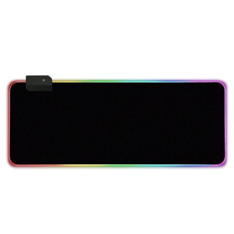 Gamingowa podkładka pod myszkę i klawiaturę dla graczy RGB LED rozm. 30x80cm