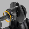 Hantel żeliwny regulowany automat 24 kg REBEL ACTIVE