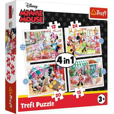 Minnie z przyjaciółmi | Puzzle 4w1 | Tref