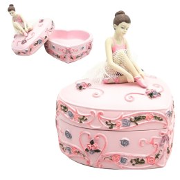 Pozytywka Pudełeczko Baletnica Serce Jezioro Łabędzie - MP-19031