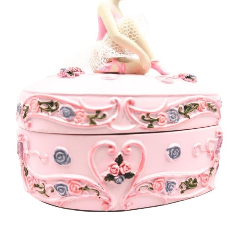 Pozytywka Pudełeczko Baletnica Serce Jezioro Łabędzie - MP-19031