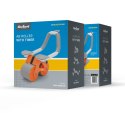 Przyrząd do ćwiczenia mięśni brzucha z timerem, AB roller Wheel AB-3 , kolor szaro-pomarańczowy , REBEL ACTIVE