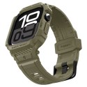 Spigen Rugged Armor Pro V2 - Pasek z obudową do Apple Watch 10 / 11 46 mm (Vintage Khaki)