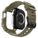 Spigen Rugged Armor Pro V2 - Pasek z obudową do Apple Watch 10 / 11 46 mm (Vintage Khaki)